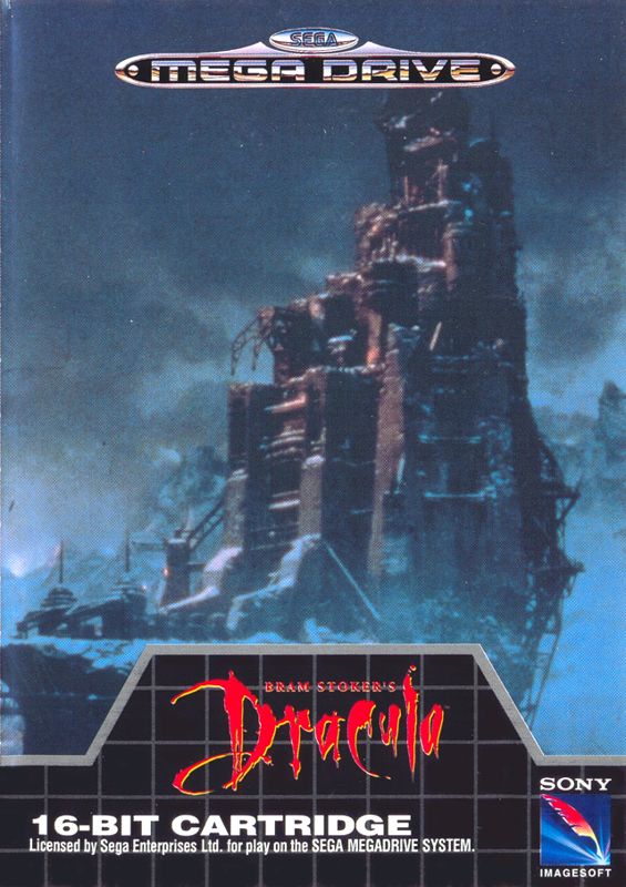 Bram Stoker's Dracula box art for Sega Genesis